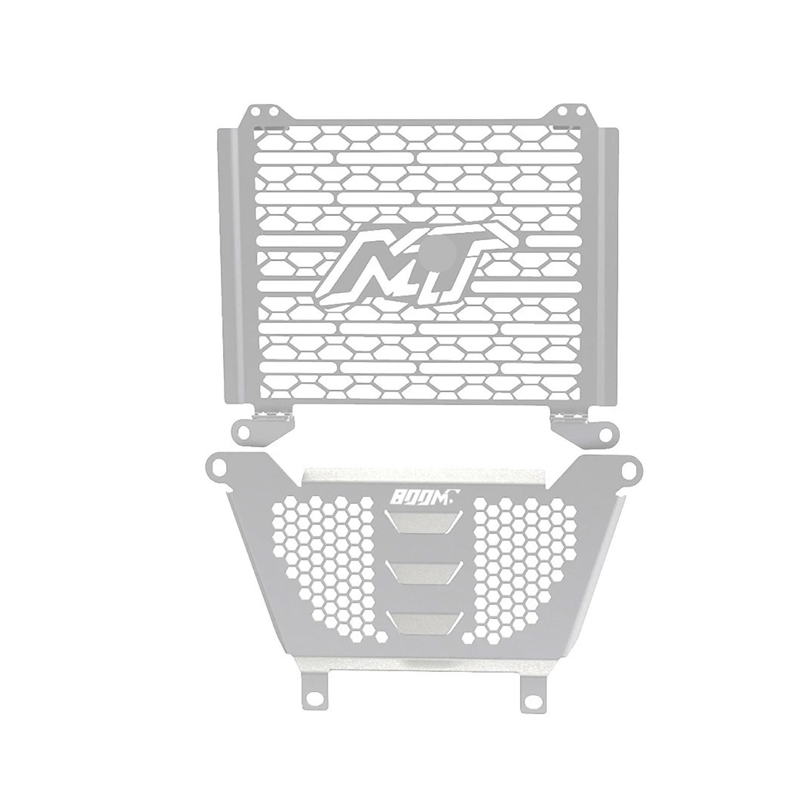 Motorrad Schutzgitter Kühlergrill Motorrad-Kühlerschutz-Motorschutzplatten-Abdeckungsset Für CFMOTO 800 MT 800MT N39° Ibex 800 S/T 2021 2022 2023 2024 2025 von KTEBNWOSD