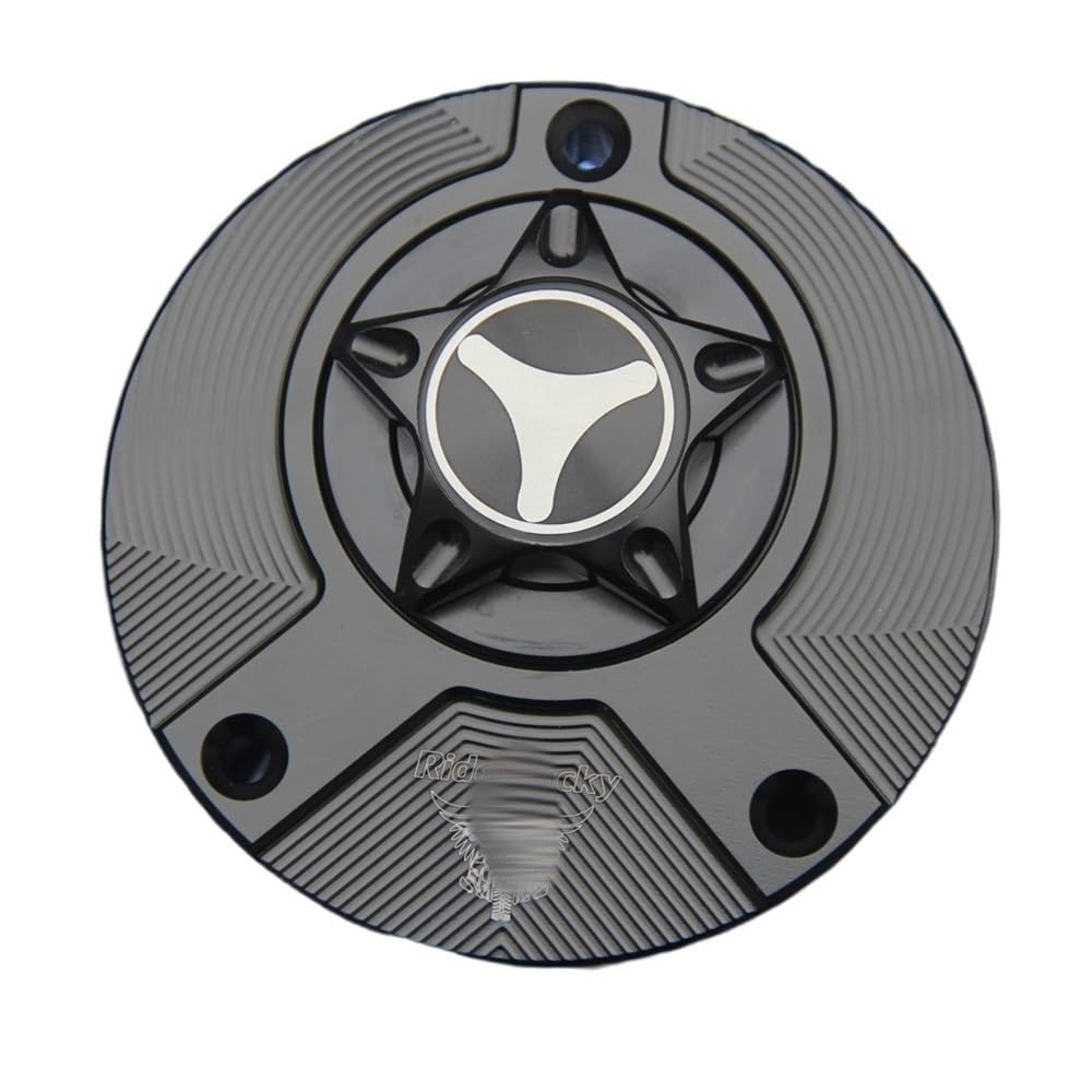 Motorrad Tankdeckel CNC Aluminium Keyless Motorrad Kraftstoff Gas Tank Cap Abdeckung Für MV Agusta Brutale 4 Cilindri 910 S 2003-2011 (2008 2009 2010 von KTEBNWOSD