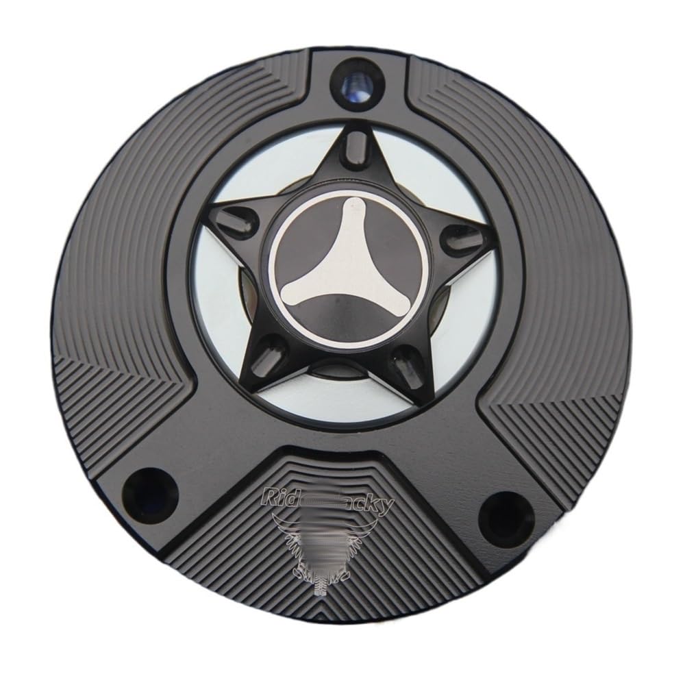 Motorrad Tankdeckel CNC Aluminium Keyless Motorrad Kraftstoff Gas Tank Cap Abdeckung Für MV Agusta Brutale 4 Cilindri 910 S 2003-2011 (2008 2009 2010 von KTEBNWOSD