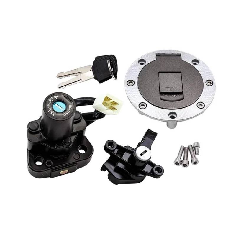 Motorrad Tankdeckel Für Ya&maha XJR400 XJR1200 XJR1300 96-02 94-98 Motorrad Gas Tankdeckel Abdeckung Sitz Zündschloss Starten Schloss Kontaktieren Key Set von KTEBNWOSD