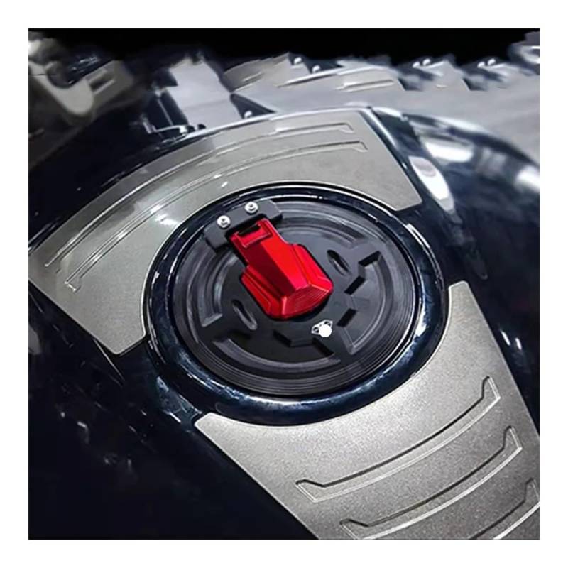 Motorrad Tankdeckel Kraftstoff Gas Tank Cap Abdeckung Aluminium Motorrad Zubehör Für Zontes Scrambler 125 von KTEBNWOSD