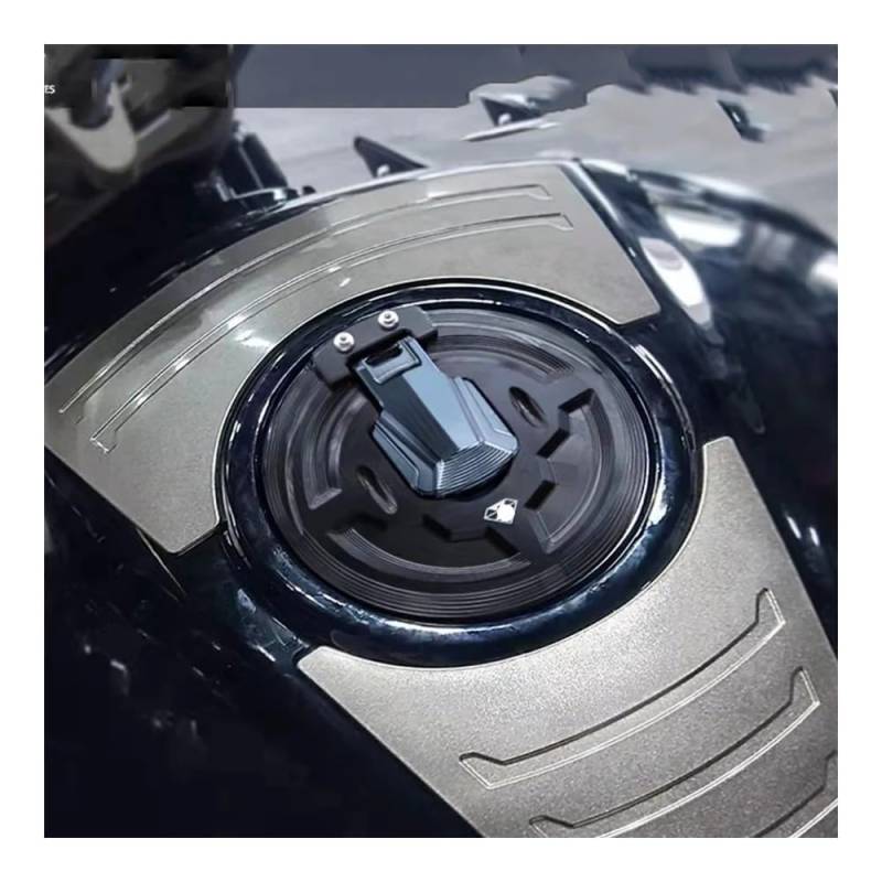 Motorrad Tankdeckel Kraftstoff Gas Tank Cap Abdeckung Aluminium Motorrad Zubehör Für Zontes Scrambler 125 von KTEBNWOSD