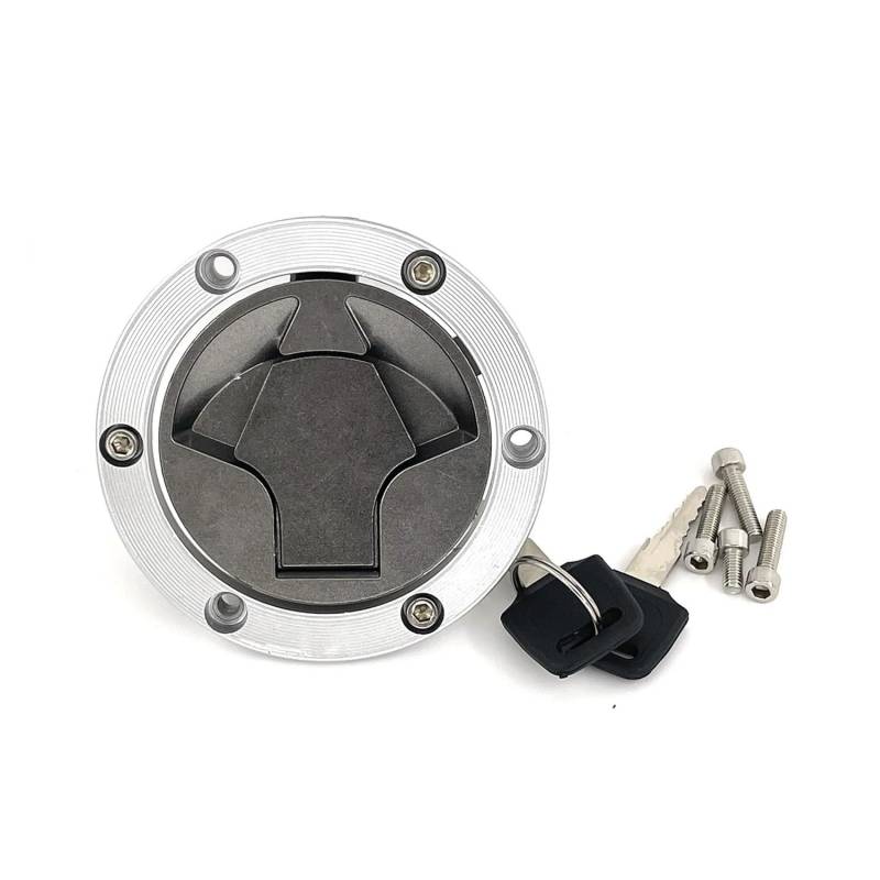 Motorrad Tankdeckel Motorrad Kraftstoff Gas Tank Cap Cover Schloss + Schlüssel Für Kawasaki Ninja 250 EX300 EX 250 EX250 Ninja 300 Z250 Z300 Z 300 Z250SL von KTEBNWOSD