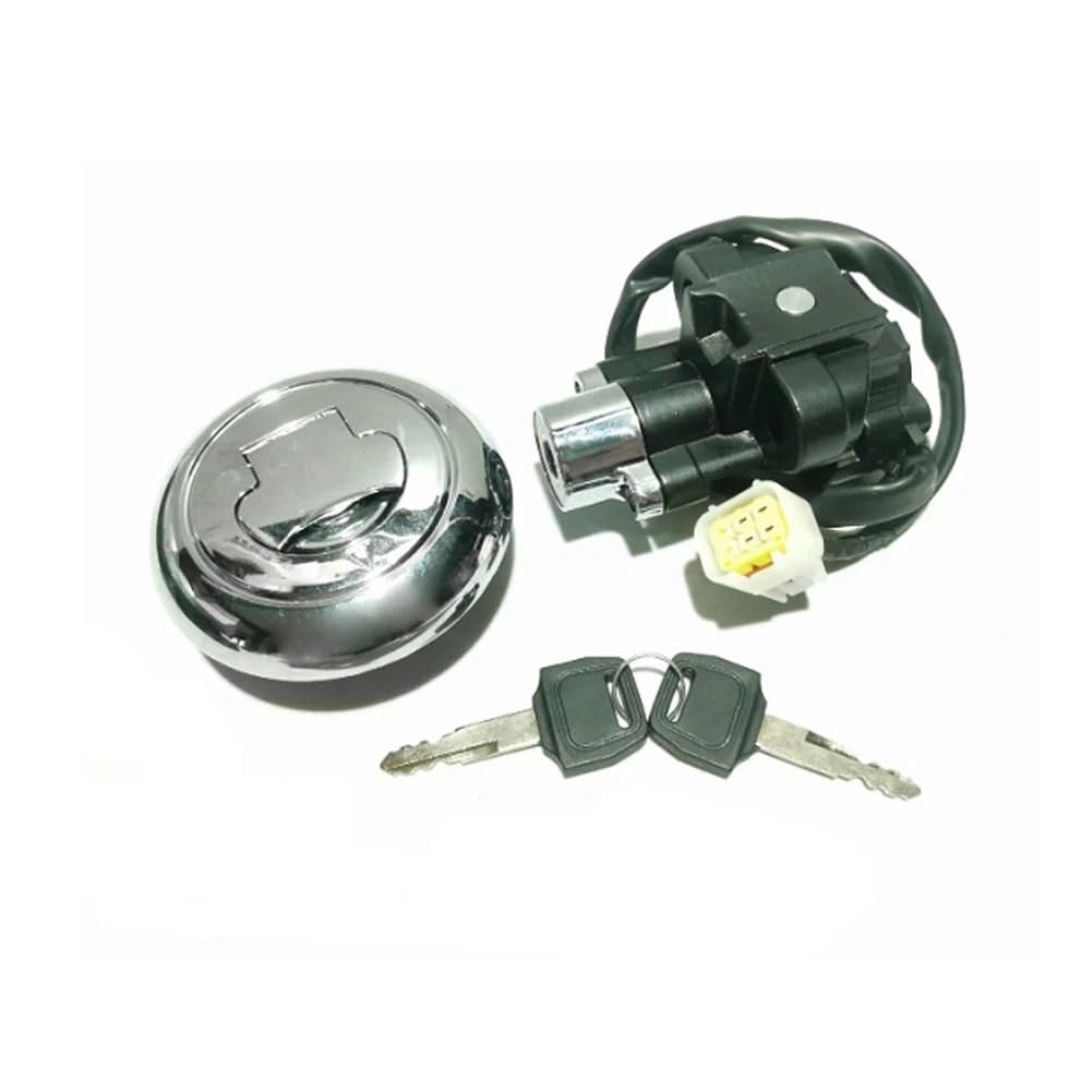 Motorrad Tankdeckel Motorrad-Zündschalter, Tankdeckelschloss Mit Schlüssel Für Keeway Superlight 125 QJ200-2G QJ150-2G, Motorradschloss von KTEBNWOSD