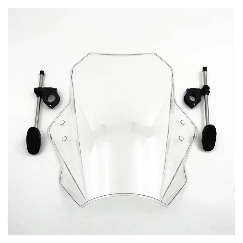 Motorrad Windschutzscheibe Für Suzuki GSX S 125 GSX S 150 GSXS 125 GSXS 150 Moto Windschutzscheibe Einstellbare Universal Windschutzscheibe Spoiler Verlängerung Deflektor von KTEBNWOSD