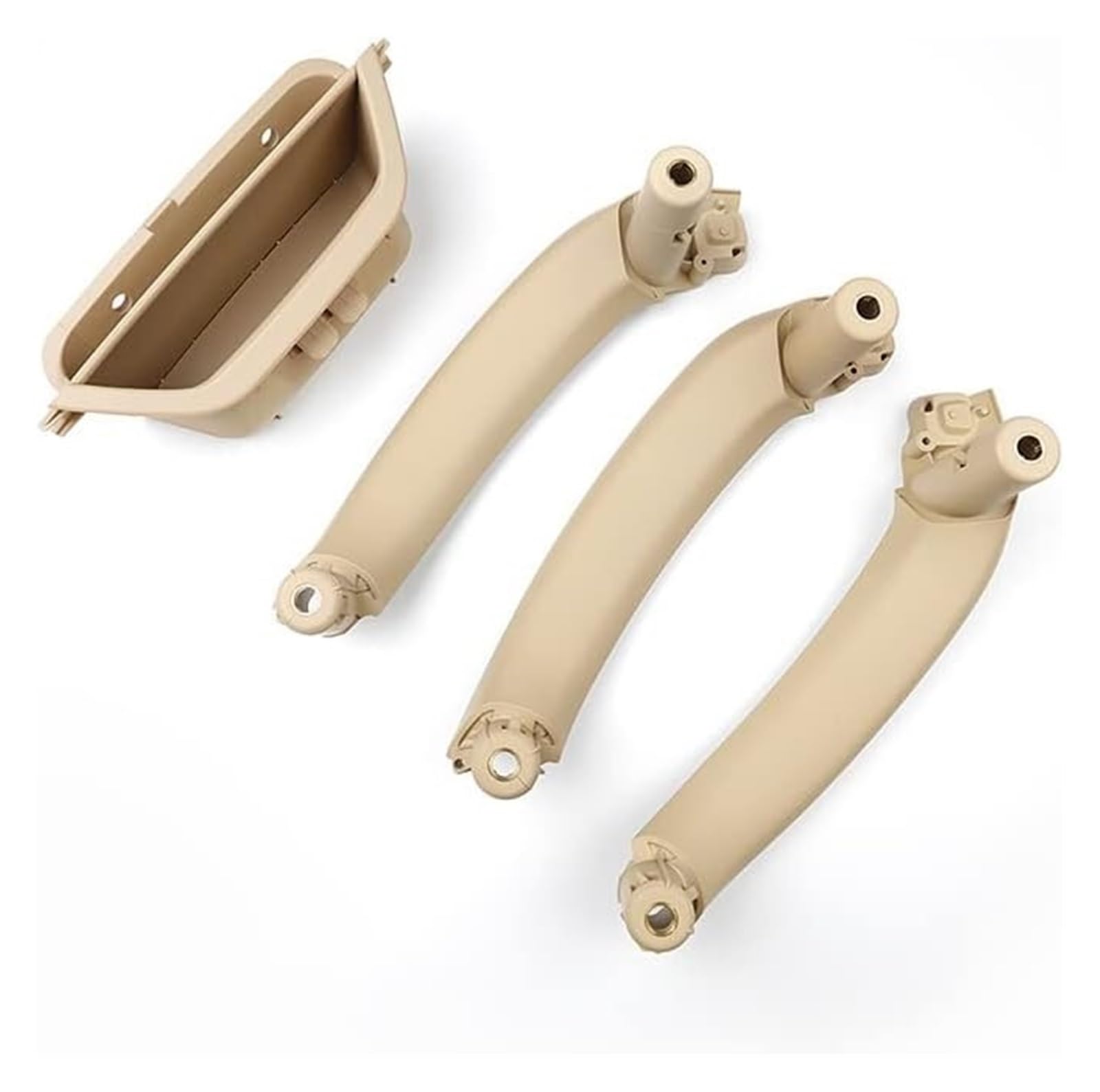 Auto Türaußengriff Für B&MW X3 X4 F25 F26 2010-2017 4-teiliges Auto Links Rechts Innentürgriff LHD Innentürverkleidung Griff Pull Trim Abdeckung(Beige 4pcs) von KTGVTPBHBW