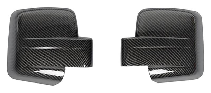 Auto Türaußengriff Für Dodge Für Nitro 2007-2012 Außen Zubehör Rückspiegel Abdeckungen Auto Türgriff Abdeckung Aufkleber(Carbon Mirror Cover) von KTGVTPBHBW