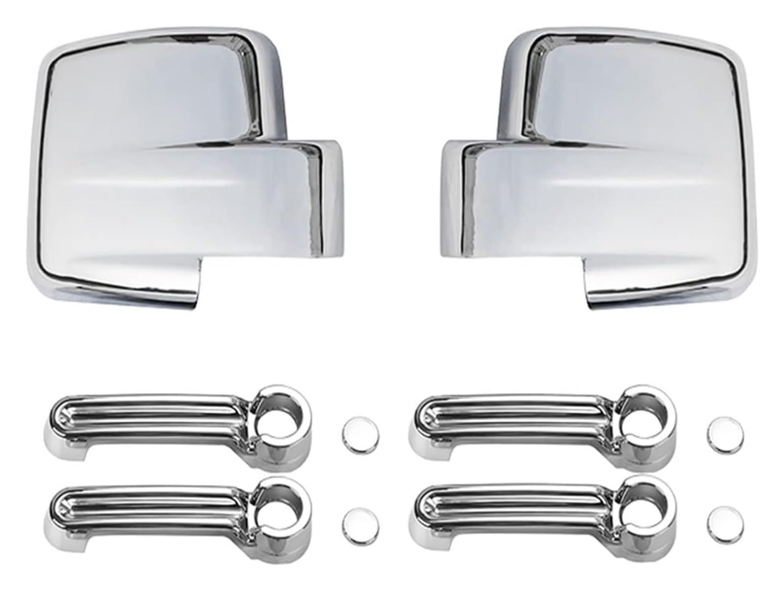 Auto Türaußengriff Für Dodge Für Nitro 2007-2012 Außen Zubehör Rückspiegel Abdeckungen Auto Türgriff Abdeckung Aufkleber(Chrome 10 Pcs) von KTGVTPBHBW