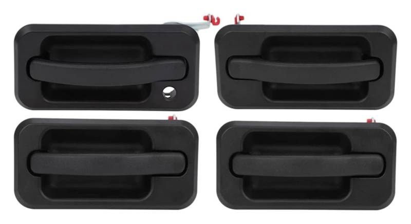 Auto Türaußengriff Für Hummer H2 2003–2009 Schwarz Strukturiertes Stück Außentürgriff-Set 131609870457 15104792 10360326 von KTGVTPBHBW