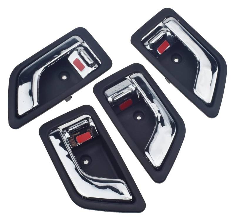 Auto Türaußengriff Für Hyundai Für Getz Für Klicken TB 2002-2009 Schwarz/Chrom Innen Auto Türgriffe Links Rechts(Chrome 4pcs) von KTGVTPBHBW