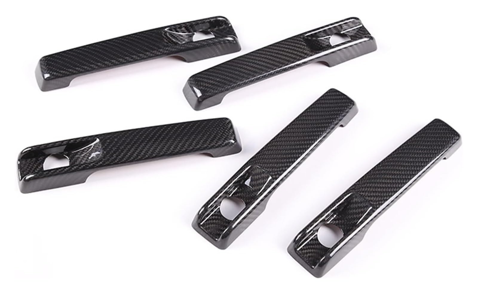 Auto Türaußengriff Für M&ercedes Für B&enz G Klasse W463 2004-2018 Real Carbon Fiber Auto Außentürgriff Trim Abdeckung Aufkleber von KTGVTPBHBW