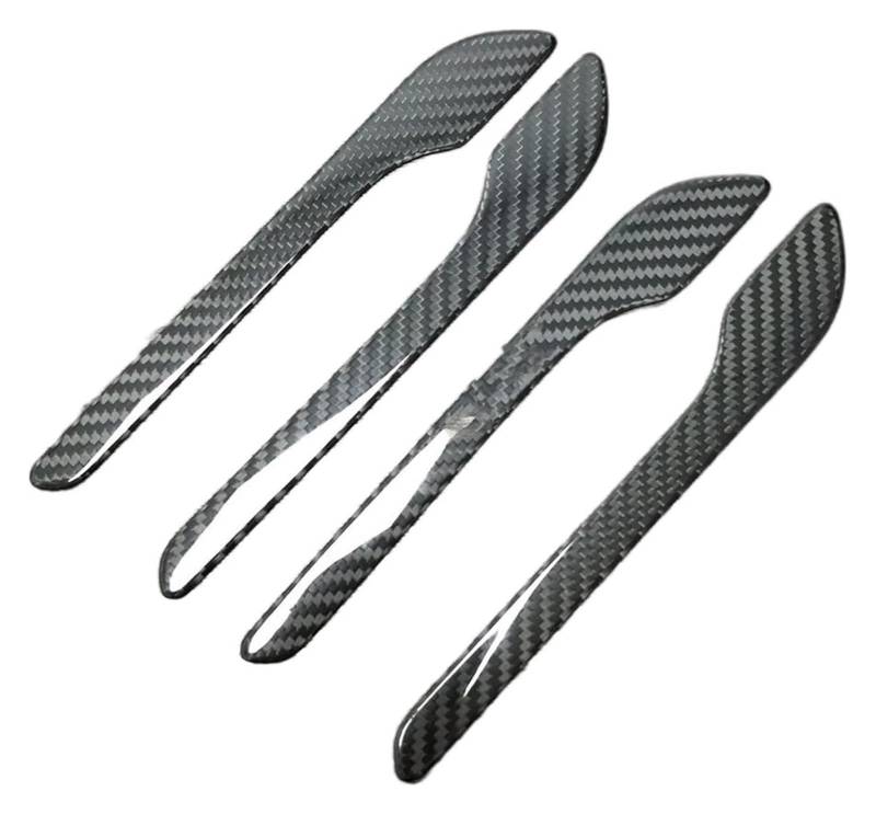 Auto Türaußengriff Für Modell 3 2017-2019 Auto Styling Seite Türgriff Abdeckung Trim Molding Zubehör(Glossy Carbon) von KTGVTPBHBW