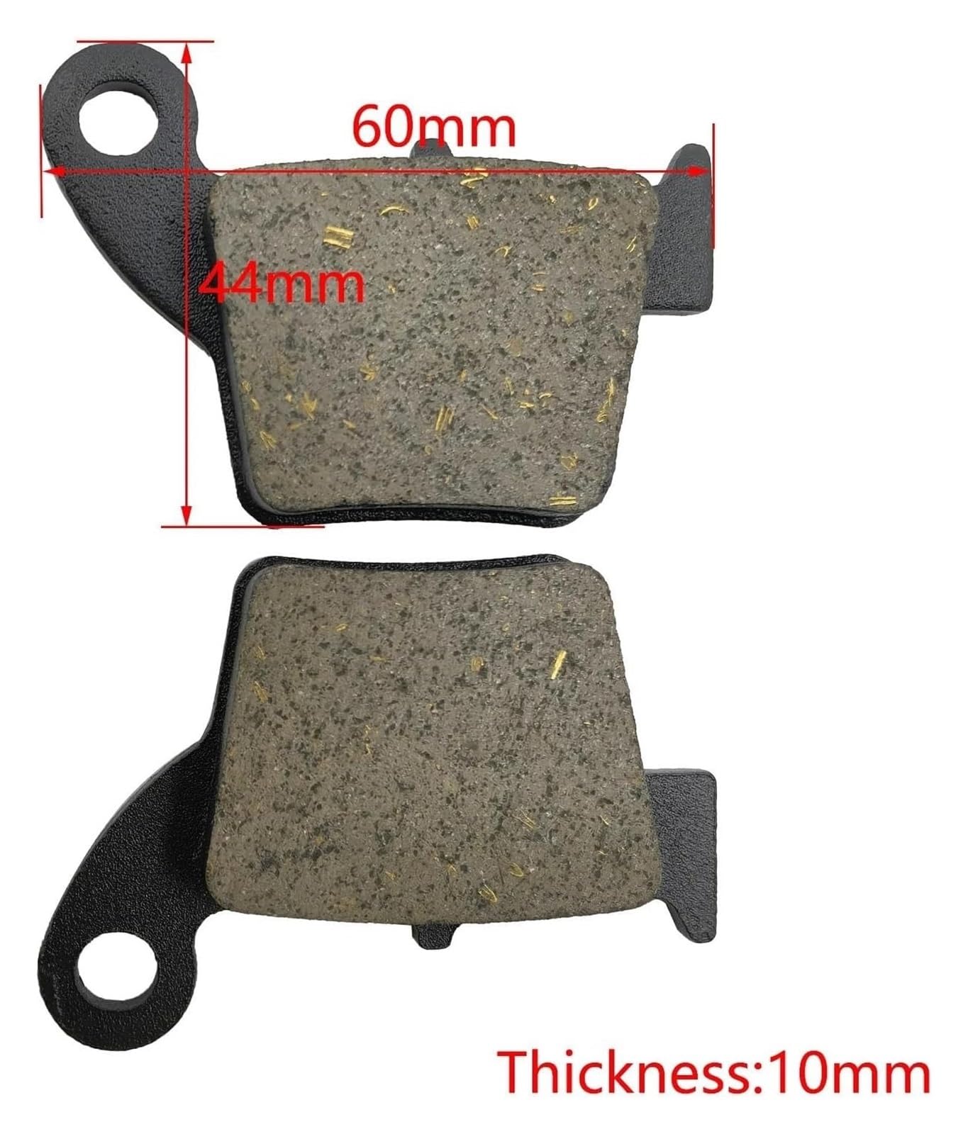 Motorrad-Bremsbeläge Für CRF250R CRF250 X CRF450R CRF450 X 2002-2017 CRF 250 450 R Vorne und Hinten Motorrad Bremsscheibe Pads(Rear Brake Pads) von KTGVTPBHBW