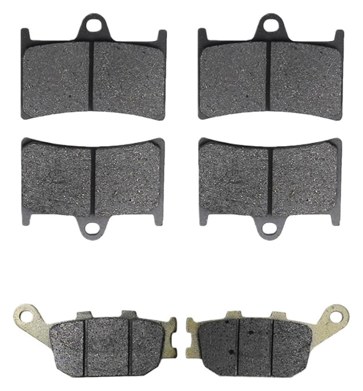 Motorrad-Bremsbeläge Für Yam&aha FZ6 2007–2009 Bremsbelag Vorne Und Bremsbelag Hinten Motorrad Motocross Scheiben Bremsbeläge Set(FZ6 set) von KTGVTPBHBW