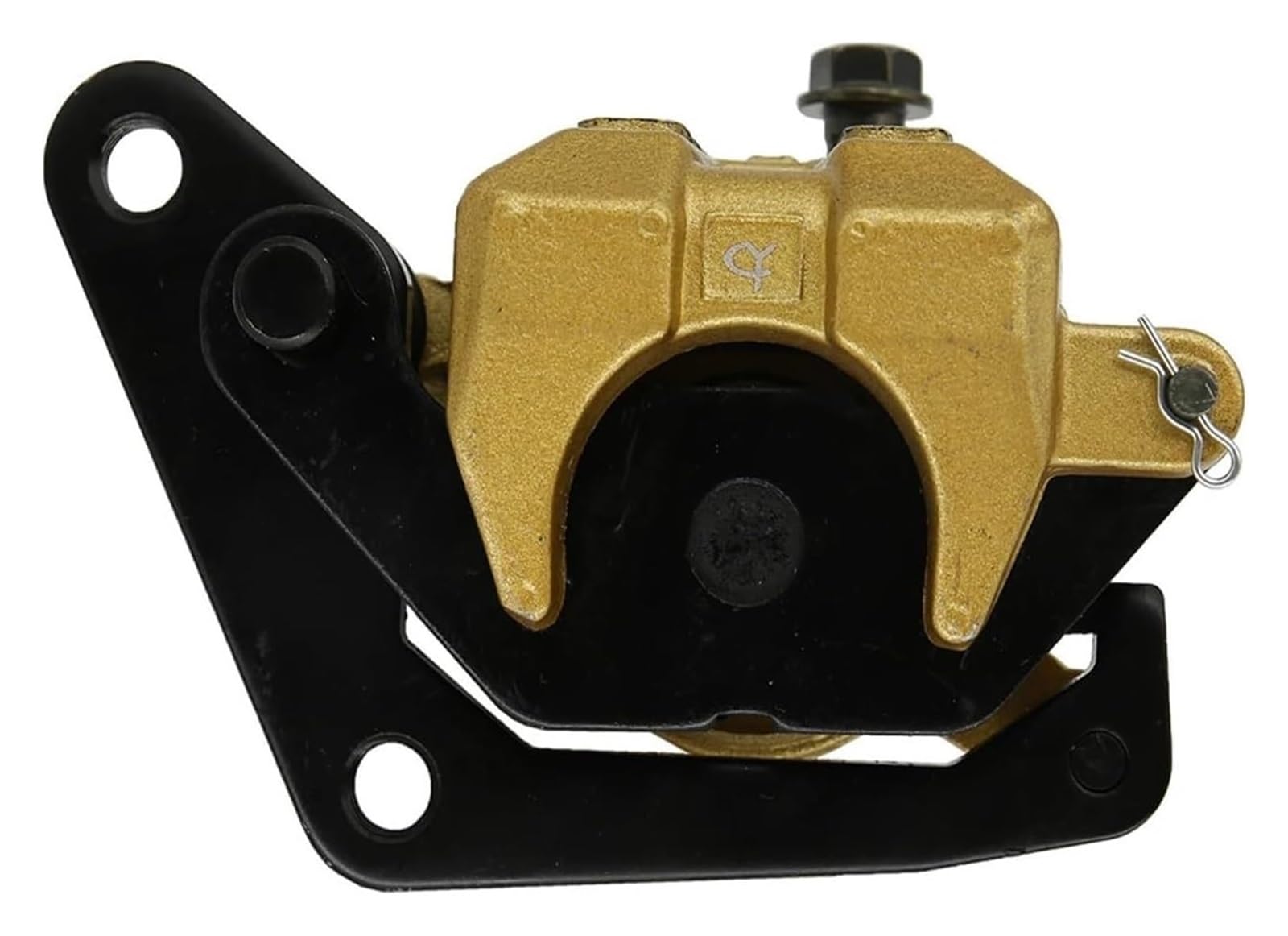 Motorrad-Bremsbeläge Für Yam&aha YBR125 YBR YB 125 Mit Bremsbelägen Und Halterung 2002–2014 Motorrad-Vorderradbremssattel-Baugruppe(Brake Caliper) von KTGVTPBHBW