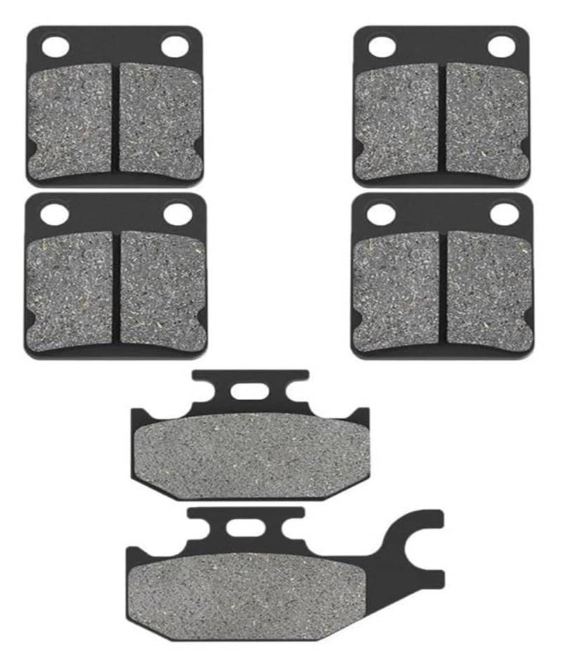 Motorrad-Bremsbeläge Für Yama&ha YFM400 2000–2002/2005–2006 YFM400F 2007–2008 YFM450 2003–2010 Motorradzubehör Vorne Und Hinten Bremsbeläge Bremsteil(Front and Rear) von KTGVTPBHBW