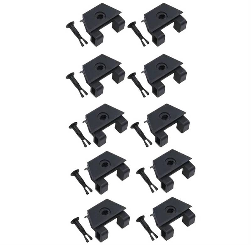 KTIVZMF [Replacement] for Toyota for Corolla E140 E150 2007 2008 2009 2010 2011 2012 2013 Auto Vorne for Fender Bumper Abdeckung Niet Kotflügel Verschluss Clips (10Pcs) von KTIVZMF