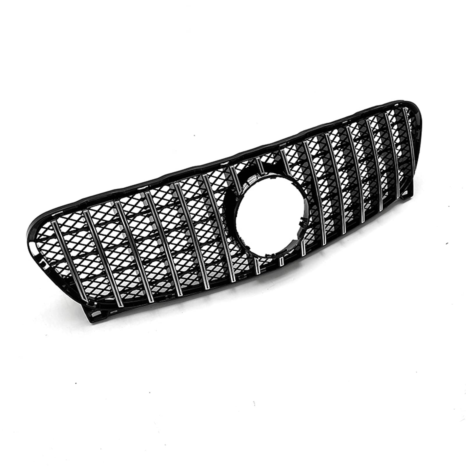 Auto-Frontgrill für 2014–2016 X156 GLA200 GLA250 GLA45 GTR, Silber/Schwarz von KUBYMOTO