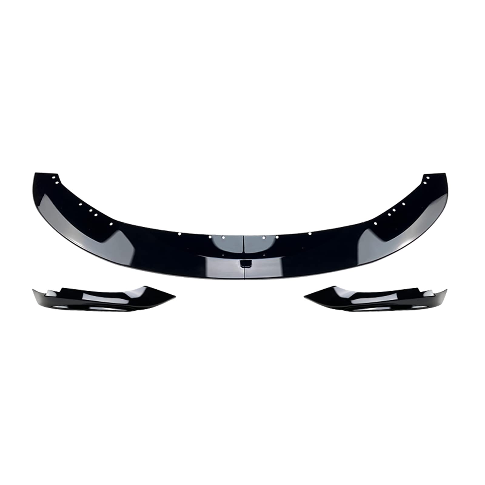 Auto Frontspoiler Splitter Lippe für BMW 4er F32 F33 F36 M 2014-2020 CB Look Glanz Schwarz von KUBYMOTO