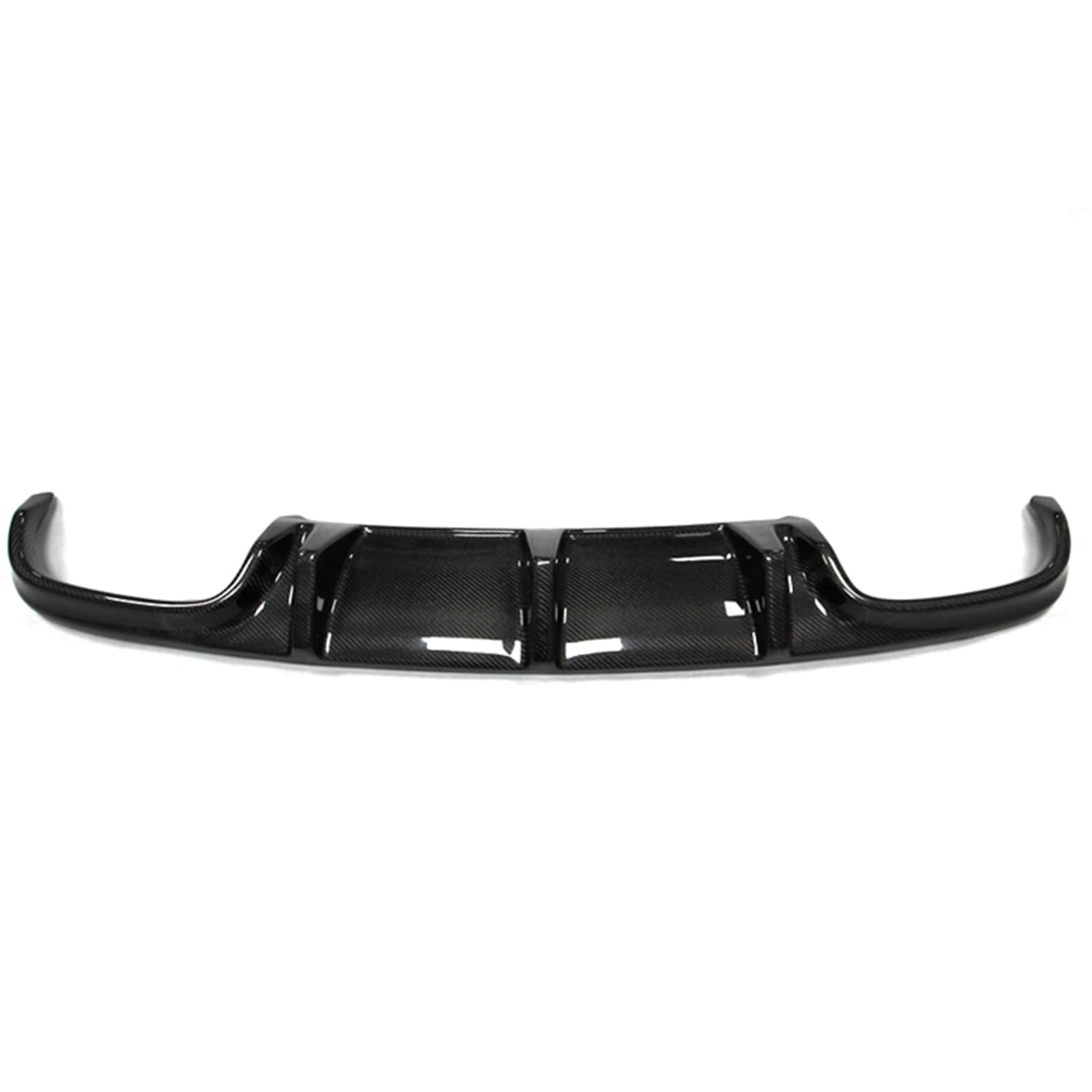 Auto-Heckstoßstangen-Diffusorlippe für Mercedes Benz W204 C63 AMG 2008–2011, Kohlefaser von KUBYMOTO