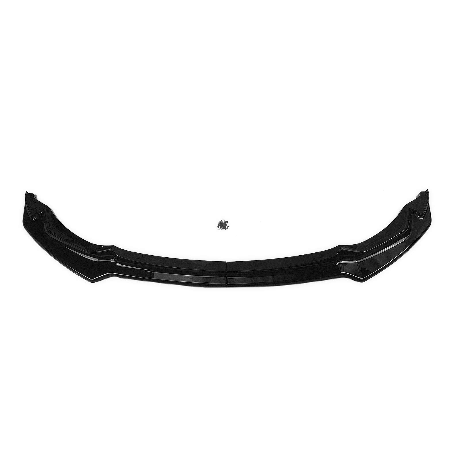 Auto-Lippenspoiler für 2015–2020 BMW F80 M3 F82 F83 M4, Karbonfaser-Optik, glänzendes Schwarz von KUBYMOTO