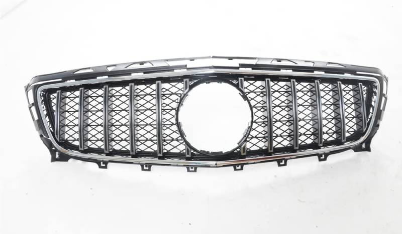 Frontgrill GT R Grill für Benz CLS Klasse W218 2011 2012-2014 Schwarz Silber von KUBYMOTO