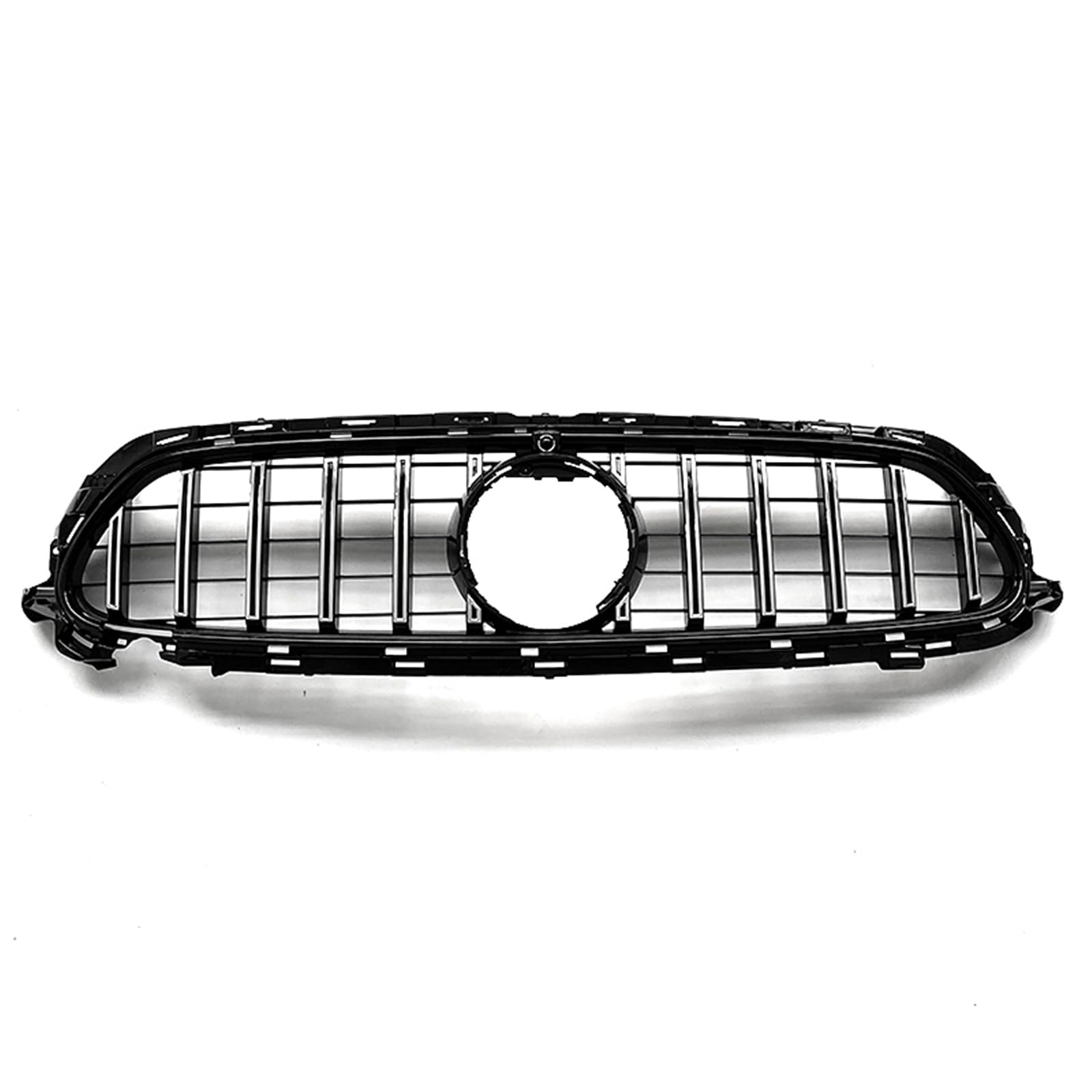 Frontgrill für Mercedes Benz E-Klasse W213 E260 E300 2021-2023 GT GTR Schwarz Silber von KUBYMOTO