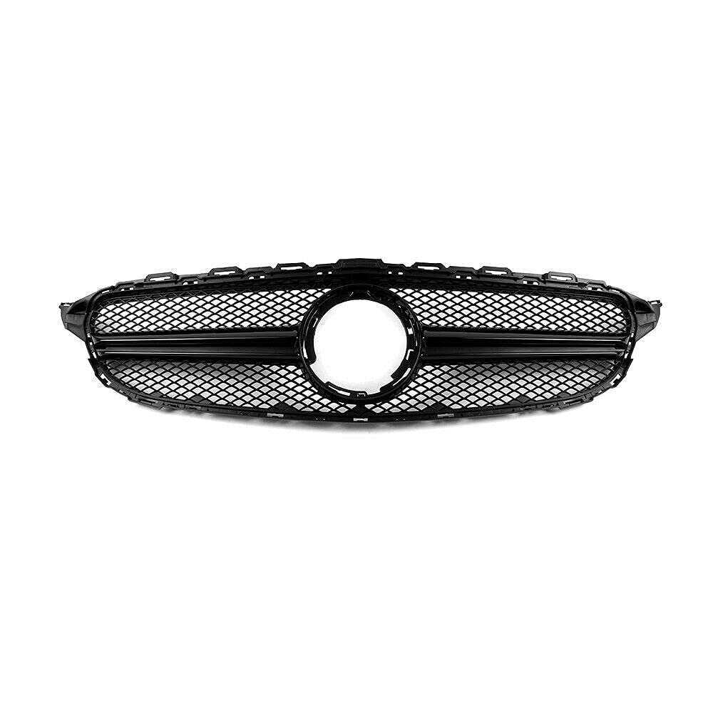 Frontgrill für Mercedes Benz W205 C200 C300 W/O Kameraloch 2019-2021 von KUBYMOTO