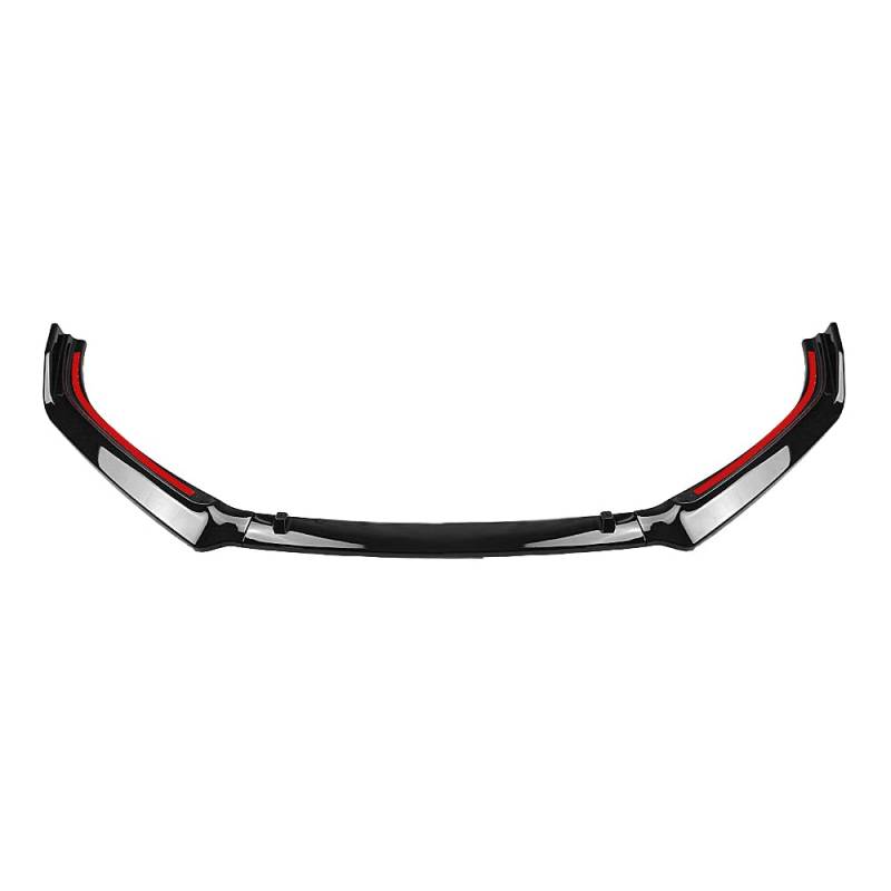 Frontlippenspoiler-Karosserie-Kit für Honda Accord 10. Generation Sport JDM 2018–2021, glänzend, schwarz, Carbon-Optik von KUBYMOTO