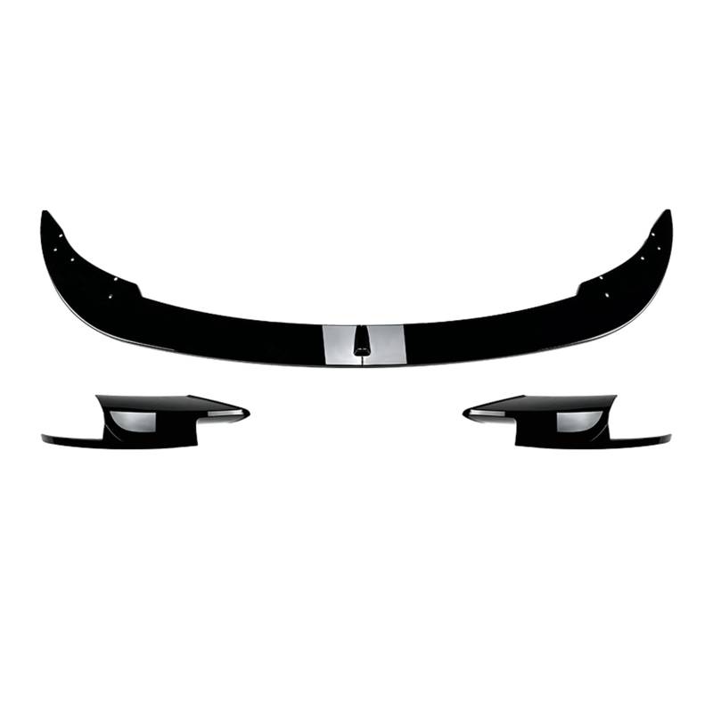 Frontspoiler-Seiteneckabdeckung für BMW F10 F11 M5 2012–2016, Carbonfaser-Optik, glänzend schwarz von KUBYMOTO