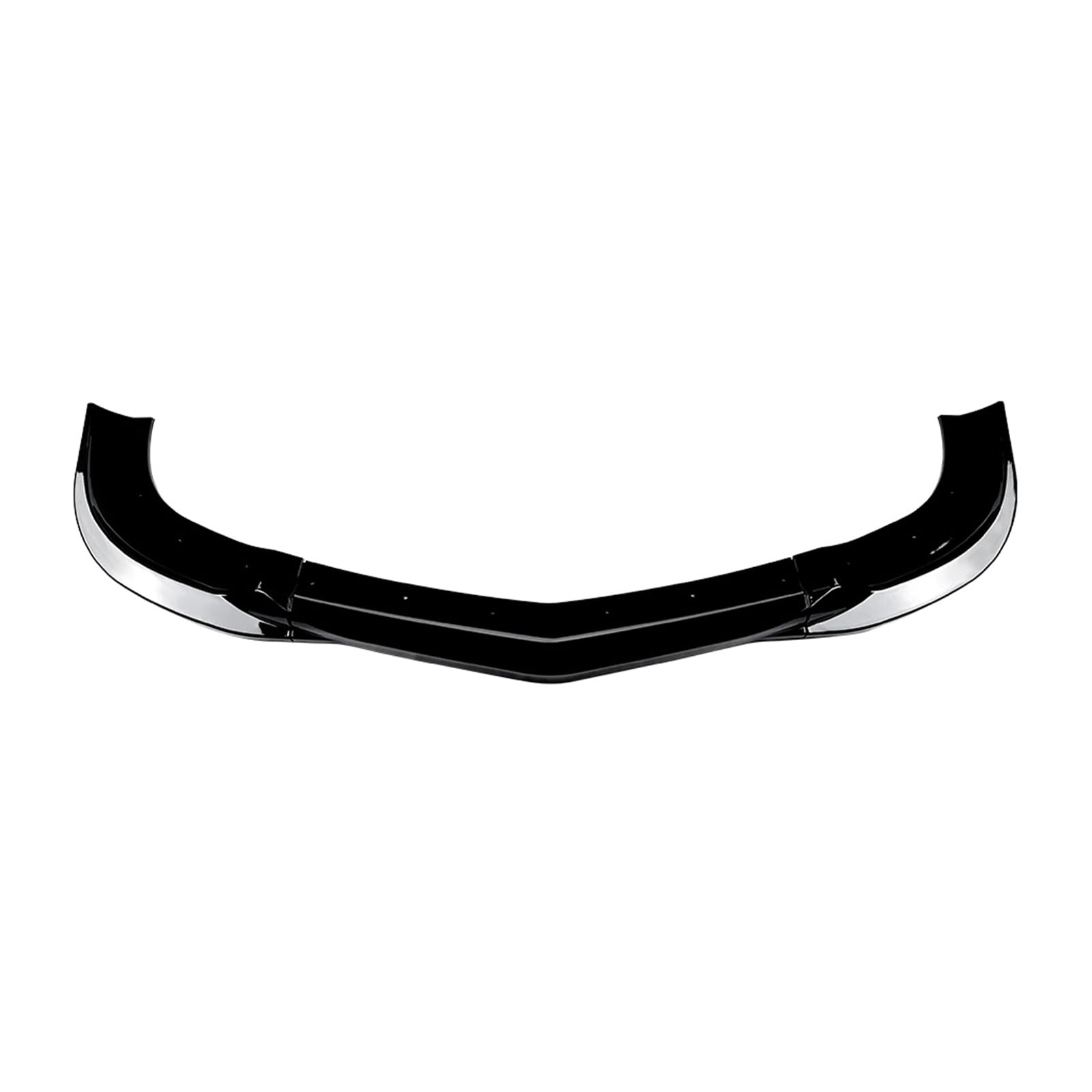 Frontspoilerlippe Splitter für Benz C-Klasse C63 AMG W204 2008-2011 Carbon Look Glanz Schwarz von KUBYMOTO