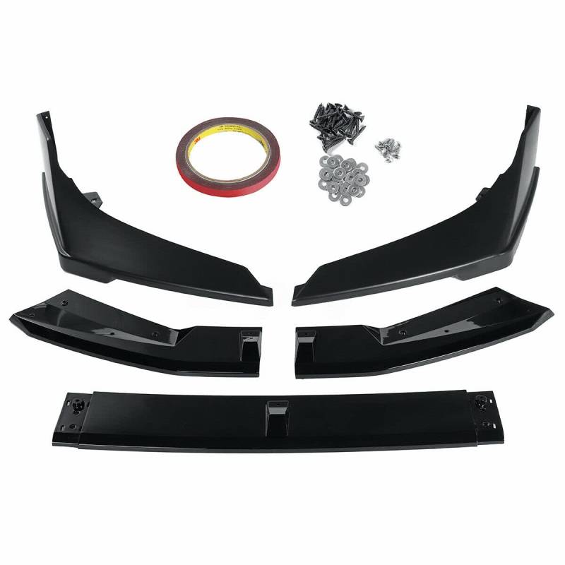 Frontstoßstange Lippe Karosserie Kit Spoiler für Honda Civic 10th Gen 2019 2020 Rot Weiß Blau Schwarz von KUBYMOTO