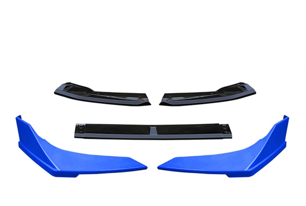 Frontstoßstange Lippe Karosserie Kit Spoiler für Honda Civic 10th Gen 2019 2020 Rot Weiß Blau Schwarz von KUBYMOTO