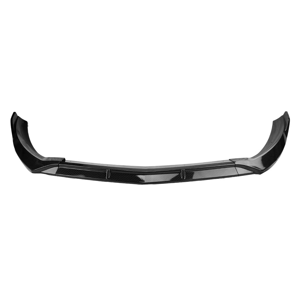 Frontstoßstange Lippe Spoiler Splitter für Benz W117 C117 CLA45 2017-2019 CB Look Glanz Schwarz von KUBYMOTO