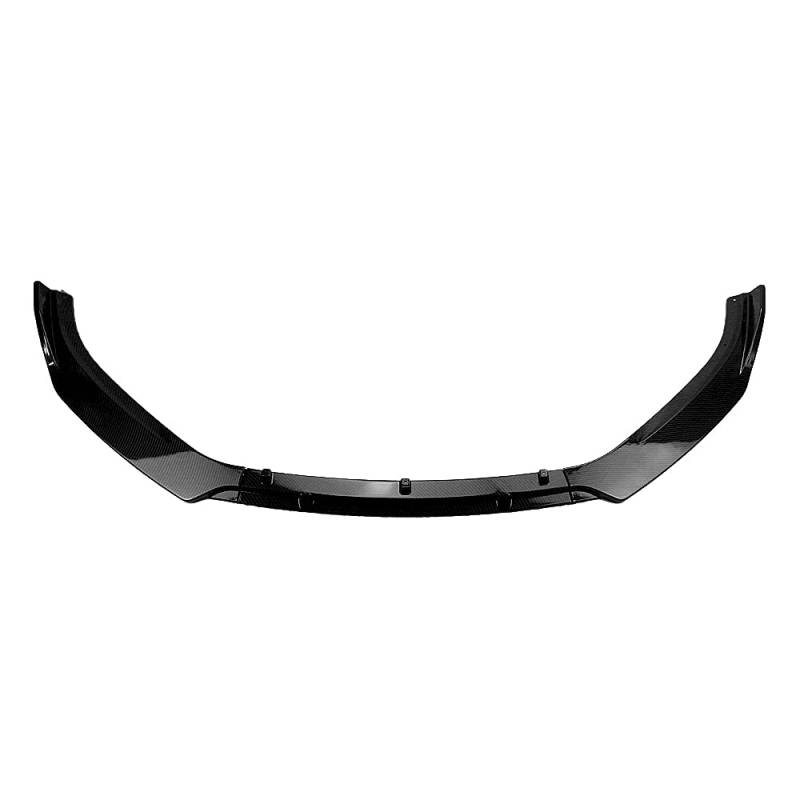 Frontstoßstange Lippe Spoiler für Mazda 3 2014-2018 Carbon Look Glanz Schwarz von KUBYMOTO