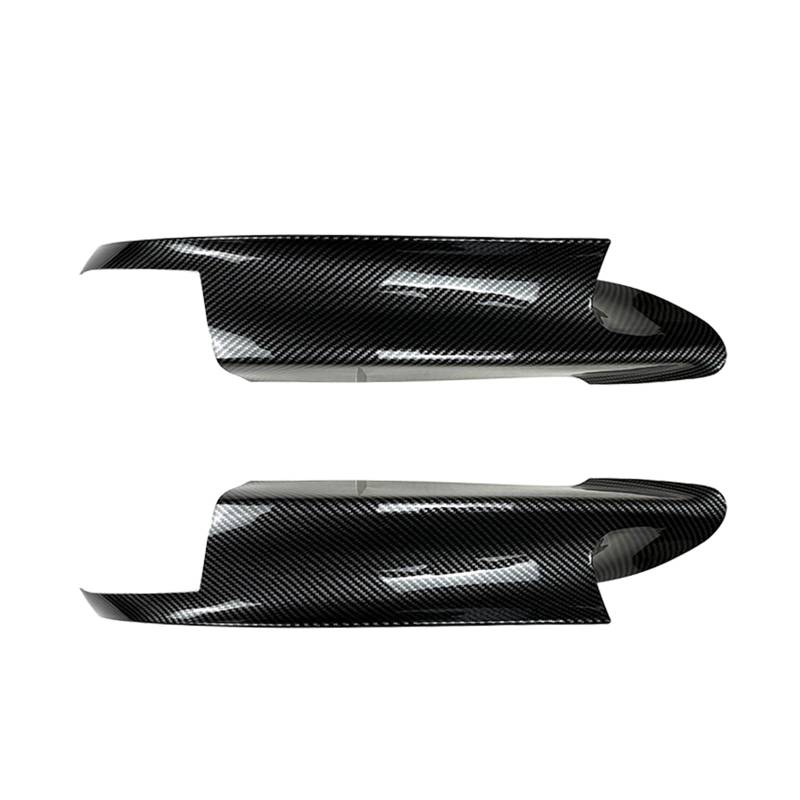 Frontstoßstange Seitenlüftungsabdeckung für BMW E90 E91 E92 E93 M3 2007-2013 glänzend schwarz Carbon Look von KUBYMOTO