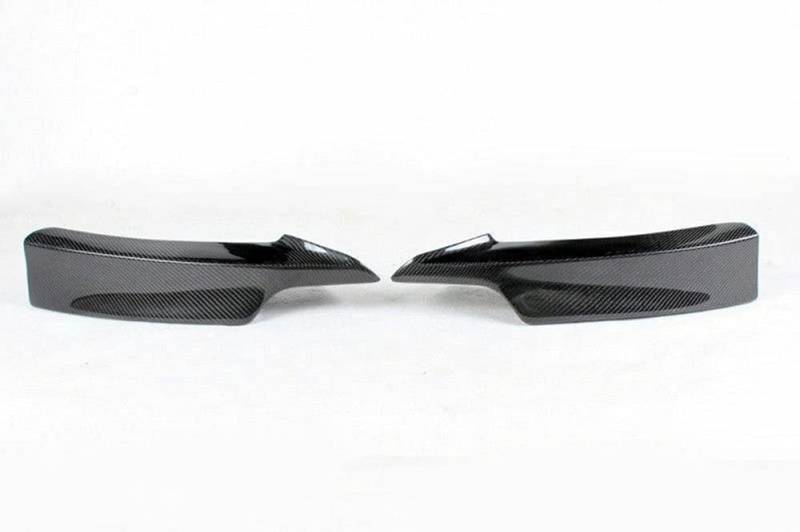 Frontstoßstange Seitensplitter Abdeckung für BMW 3er F30 2012-2018 Glanz Schwarz Carbon Look von KUBYMOTO