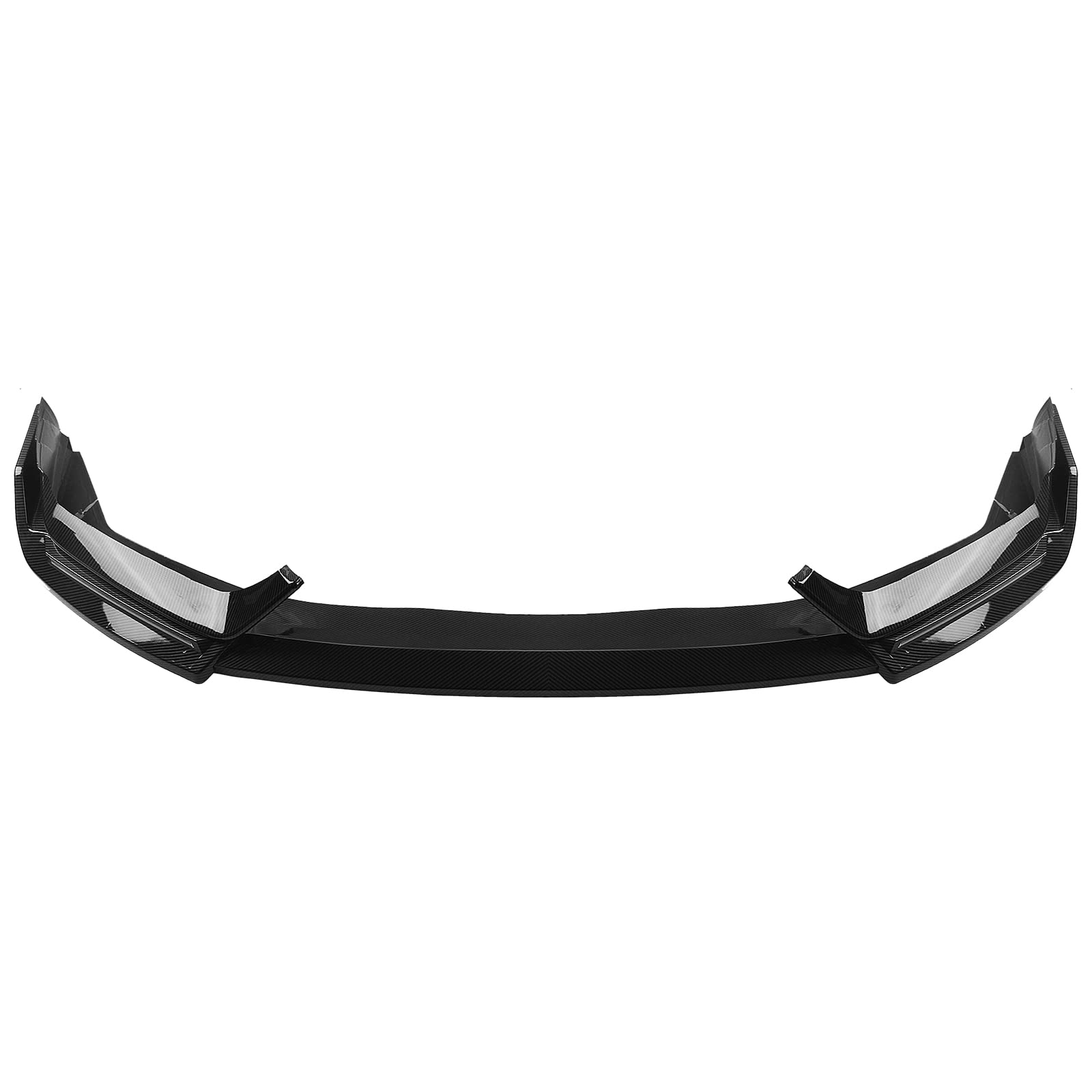 Frontstoßstange Spoiler Lippe Splitter für Honda Civic SI Schrägheck 2017-2021 Glanz Schwarz Carbon Look von KUBYMOTO