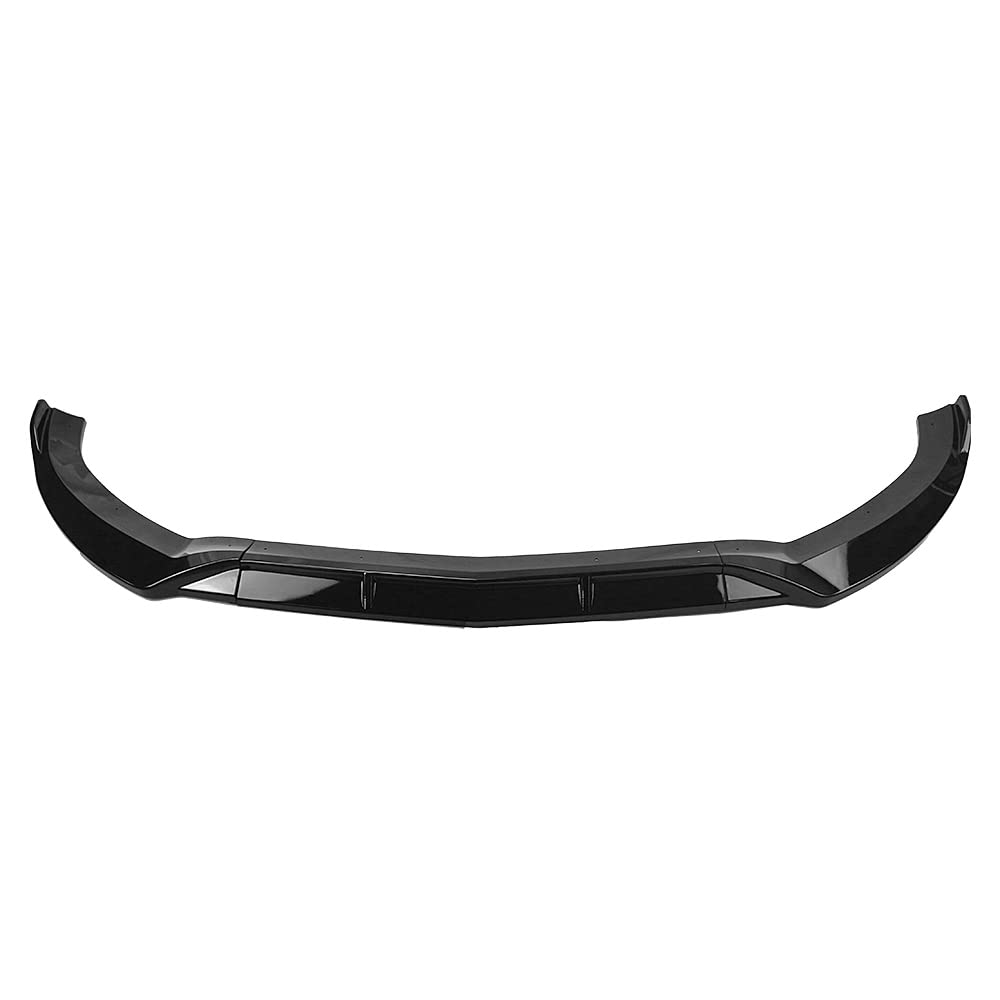 Frontstoßstange Spoiler Splitter Karosserie Kit für 2015-2018 Benz C-Klasse W205 Sport Style Carbon Look Glanz Schwarz von KUBYMOTO