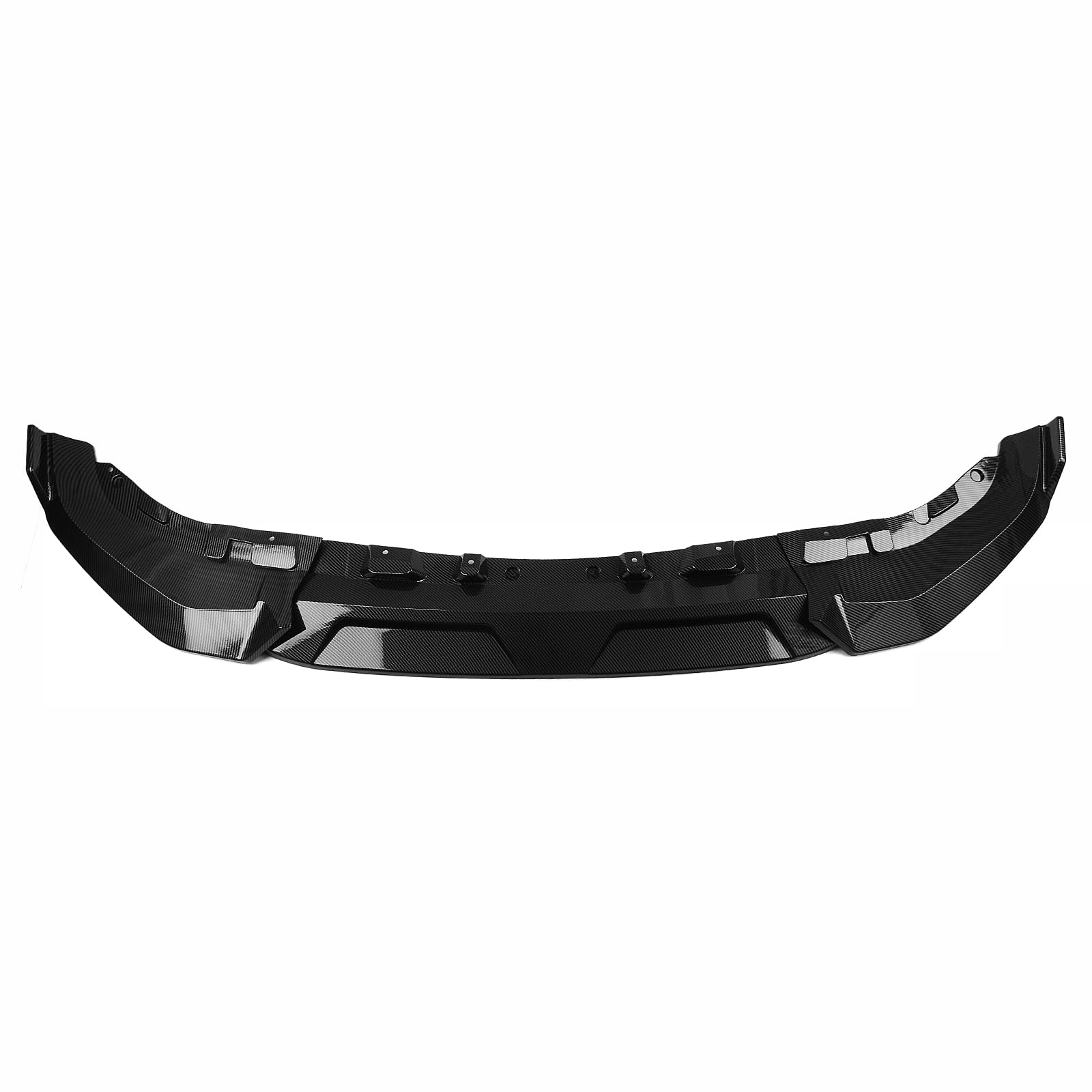 Frontstoßstange Unterspoiler Splitter Lippe Kit für BMW G07 X7 2023-2024 Glänzend Schwarz Kohlefaseroptik von KUBYMOTO