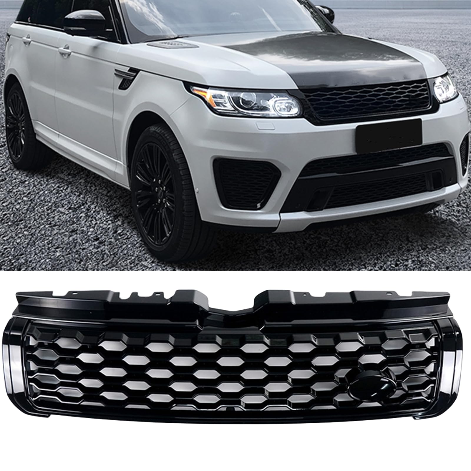 Frontstoßstangengitter-Abdeckung für Land Rover Range Rover Evoque 2012–2019 LR083605 von KUBYMOTO