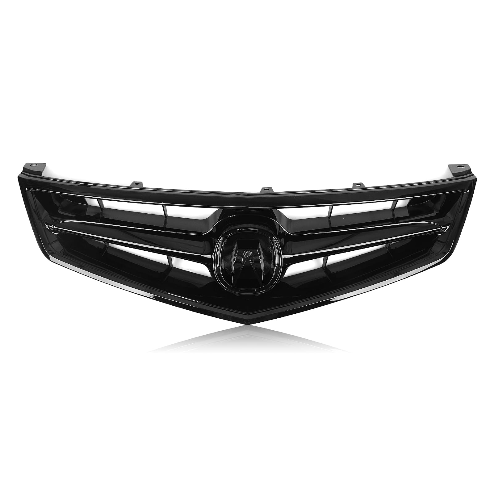 Frontstoßstangengitter für Acura TSX 2006–2008, glänzend schwarz von KUBYMOTO