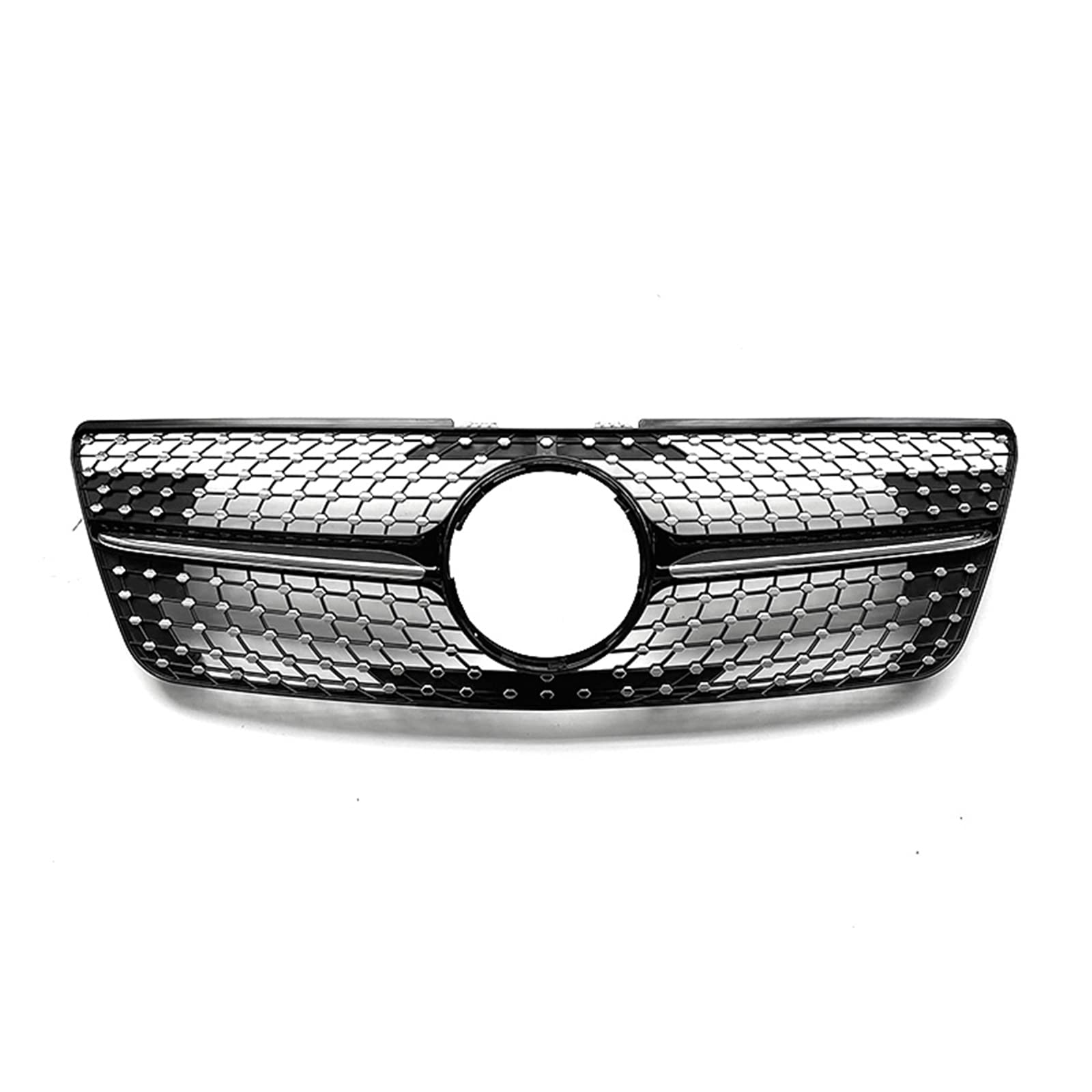 Frontstoßstangengitter für Benz ML-Klasse W164 ML350 2009-2012 Silber Schwarz von KUBYMOTO