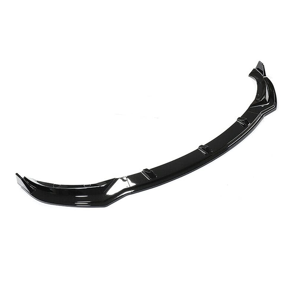 Frontstoßstangenlippe Spoiler Splitter für Tesla Modell 3 2017-2023 Glanz Schwarz Carbon Look von KUBYMOTO