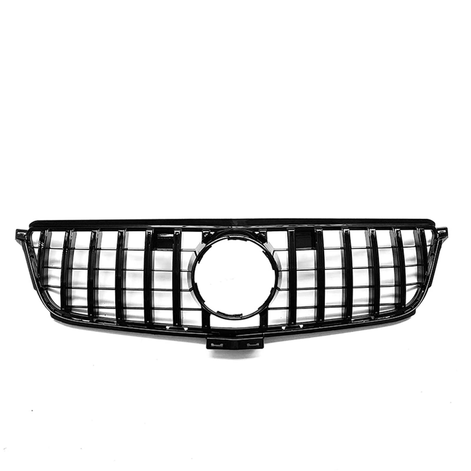 GTR Kühlergrill vorne für Mercedes Benz W166 ML300 ML350 ML400 2012–2015, Schwarz und Silber von KUBYMOTO