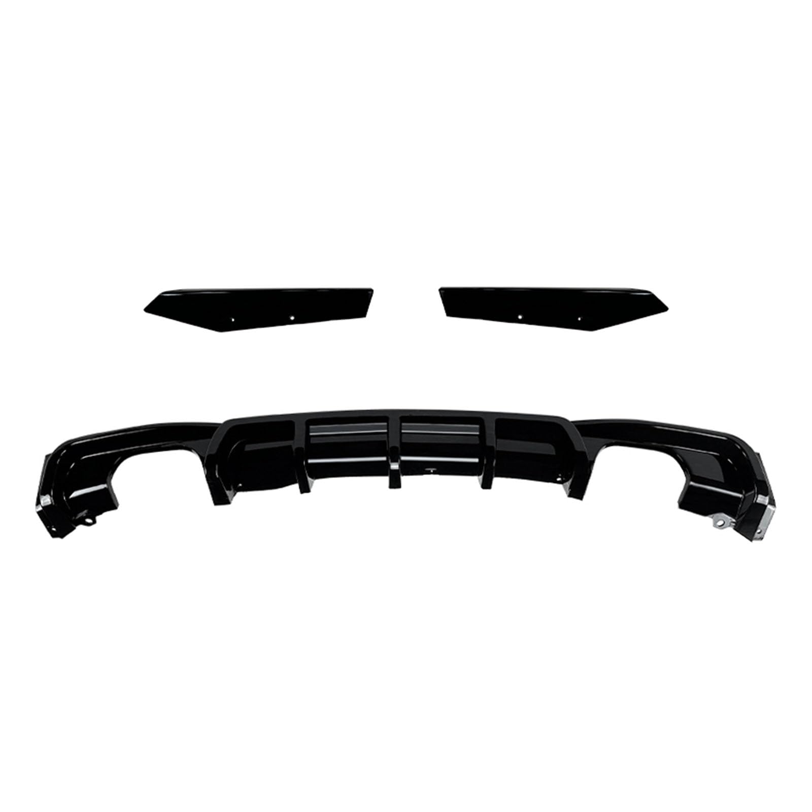 Heckdiffusor Seitenabdeckung Kit für BMW 3er MT MP 2013-2019 Schwarz von KUBYMOTO