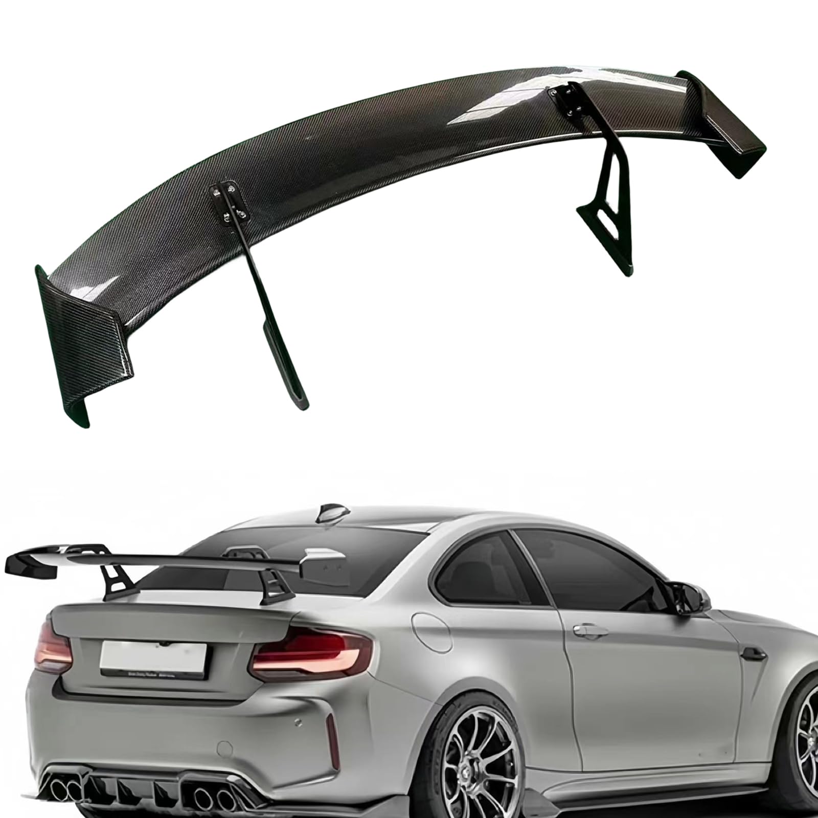 Heckspoilerlippe für BMW M3 G80 M4 G82 G83 2021–2024, echte Kohlefaser von KUBYMOTO