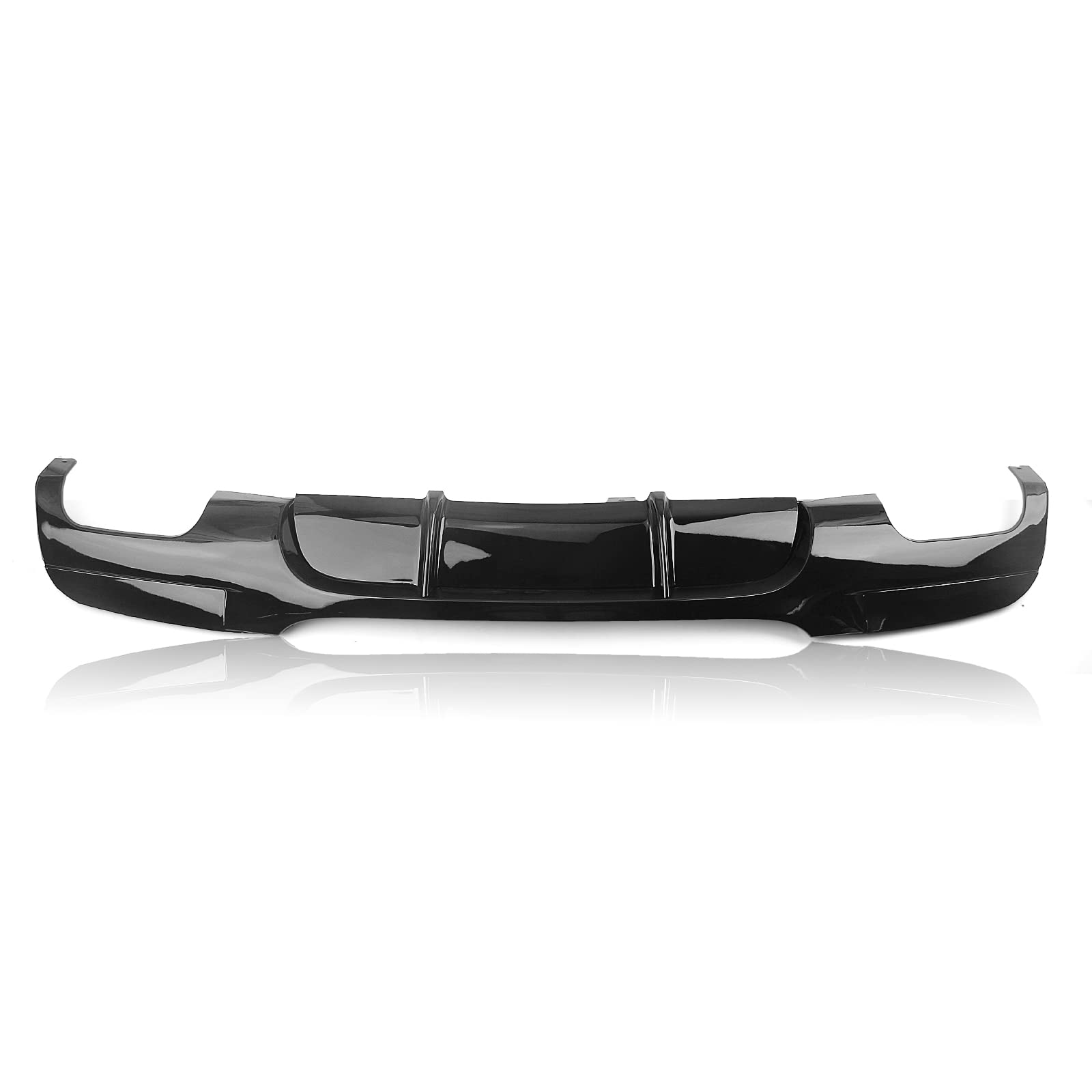 Heckstoßstange Diffusor Lippe für BMW 3er E90 E91 M Sport 2005-2012 glänzend schwarz von KUBYMOTO