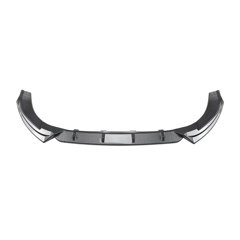 KUBYMOTO Auto Frontstoßstange Spoiler Lippe Splitter Für Audi Q5 FY Sline 2021-2024 Carbon Look Glanz Schwarz von KUBYMOTO