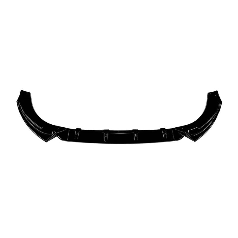 KUBYMOTO Auto Frontstoßstange Spoiler Lippe Splitter für Audi Q5 FY Sline 2021-2024 Carbon Look Glanz Schwarz von KUBYMOTO